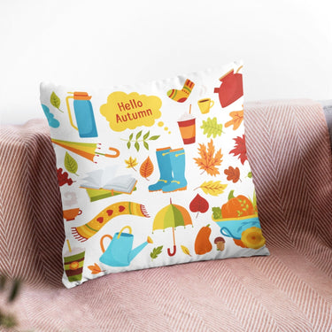 Hello Autumn Kids Room Decorative Pillow Case